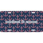 All Anchors Front License Plate (Personalized)