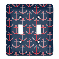 All Anchors Light Switch Cover (2 Toggle Plate)