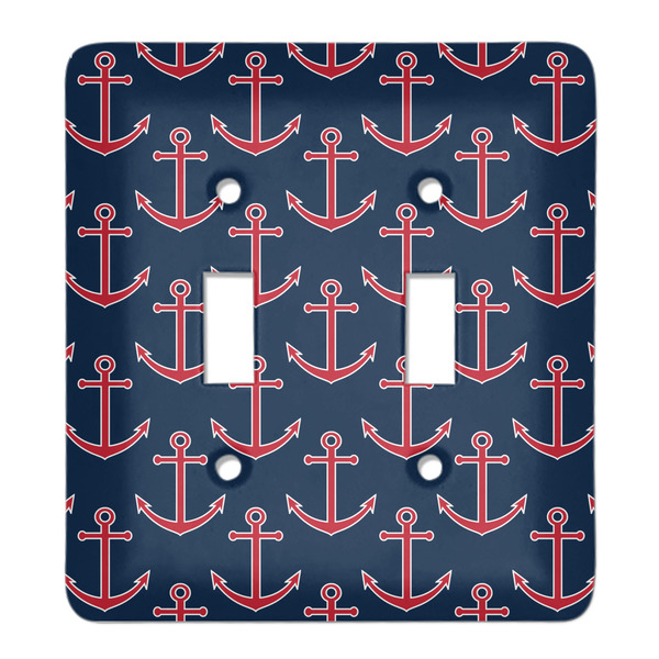 Custom All Anchors Light Switch Cover (2 Toggle Plate)