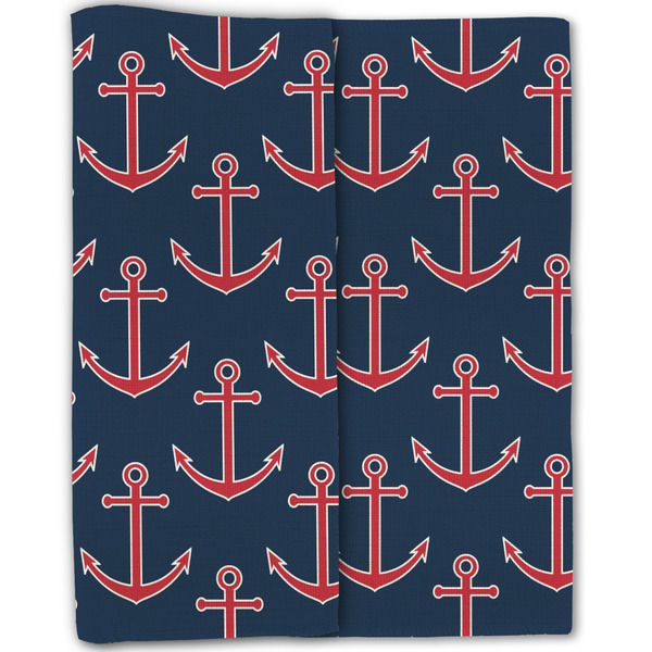 All Anchors Linen Placemat - Folded Half (double sided)