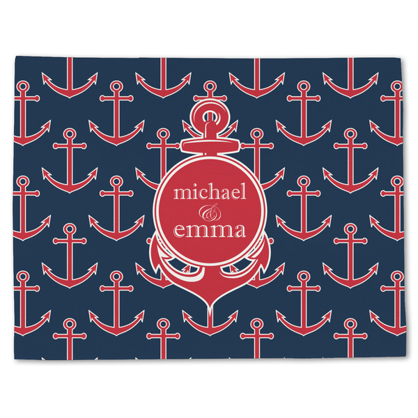 All Anchors Linen Placemat - Front