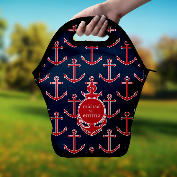 All Anchors Lunch Bag - Hand