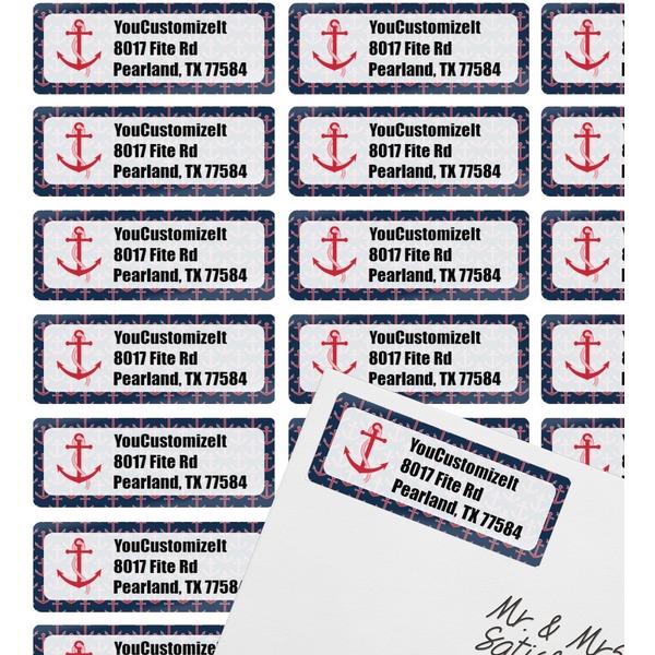 All Anchors Mailing Label on Envelope - Multiple Labels