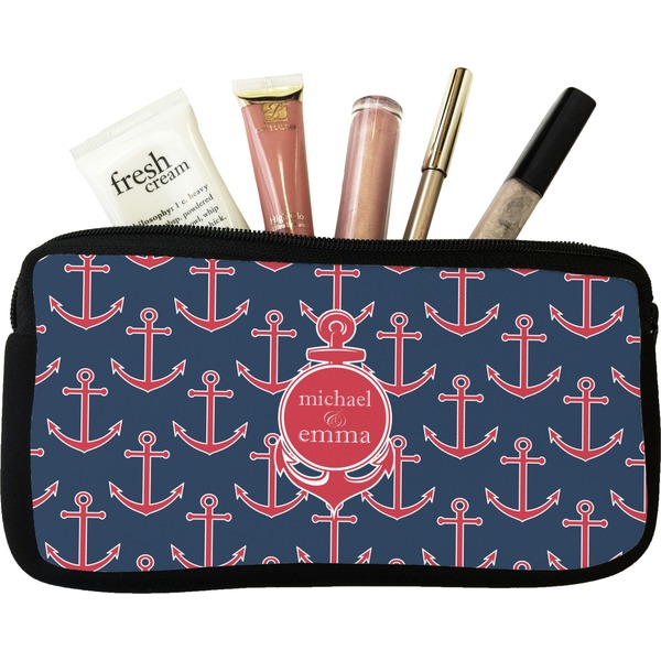 Custom All Anchors Makeup / Cosmetic Bag (Personalized)
