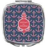 All Anchors Compact Makeup Mirror (Personalized)