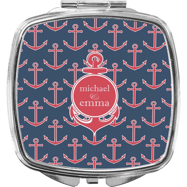 Custom All Anchors Compact Makeup Mirror (Personalized)