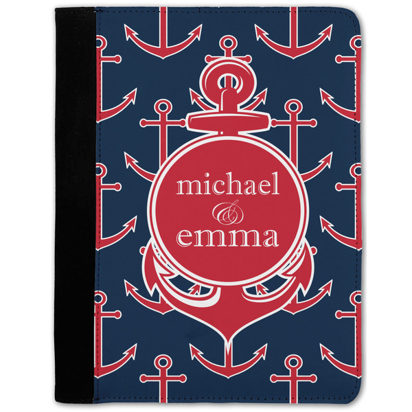 Custom All Anchors Notebook Padfolio w/ Couple's Names