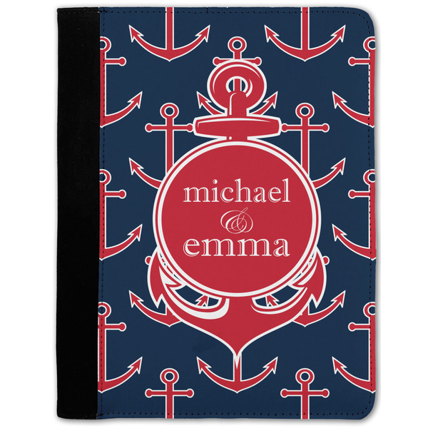 Custom All Anchors Notebook Padfolio - Medium w/ Couple's Names
