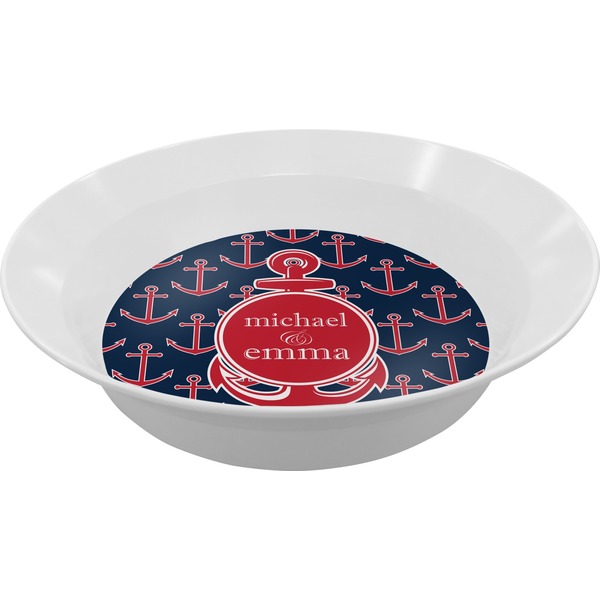 Custom All Anchors Melamine Bowl (Personalized)