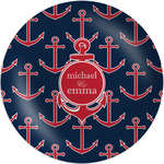 All Anchors Melamine Plate (Personalized)