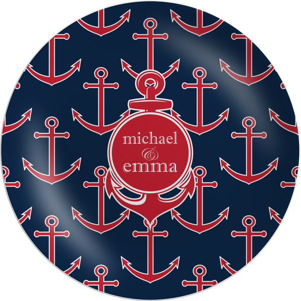 Custom All Anchors Melamine Plate (Personalized)