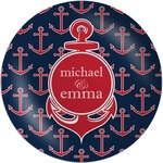 All Anchors Melamine Plate (Personalized)