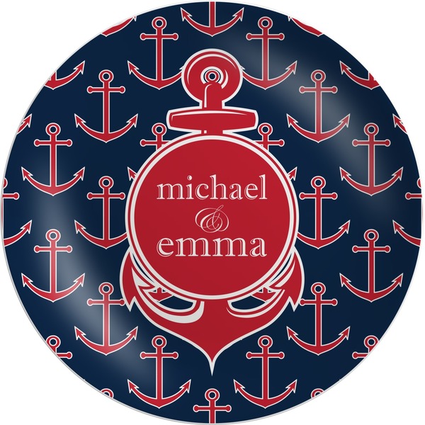 Custom All Anchors Melamine Plate (Personalized)