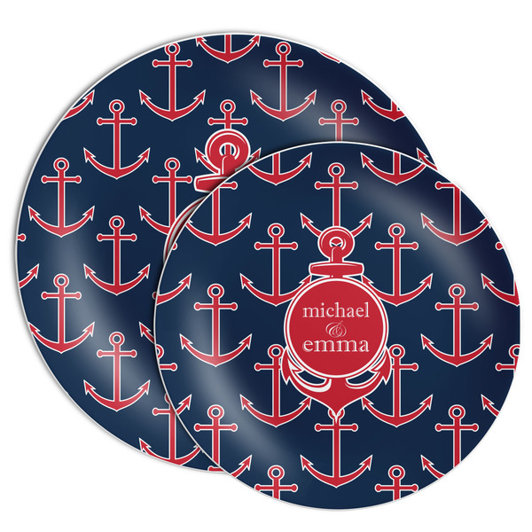 All Anchors Melamine Plates - PARENT/MAIN