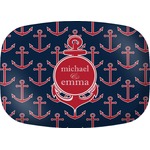 All Anchors Melamine Platter (Personalized)