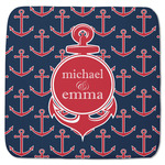 All Anchors Memory Foam Bath Mat - 48"x48" (Personalized)