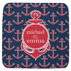 All Anchors Memory Foam Bath Mat - 48"x48" (Personalized)