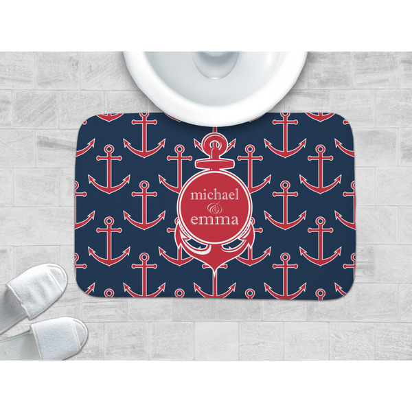 All Anchors Memory Foam Bath Mat - LIFESTYLE 34x21