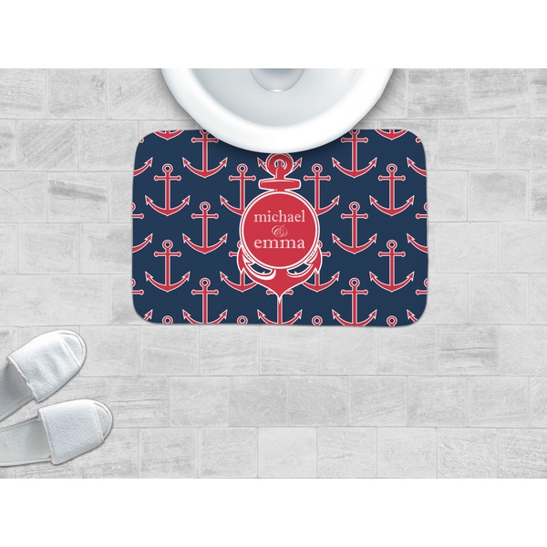 All Anchors Memory Foam Bath Mat - LIFESTYLE