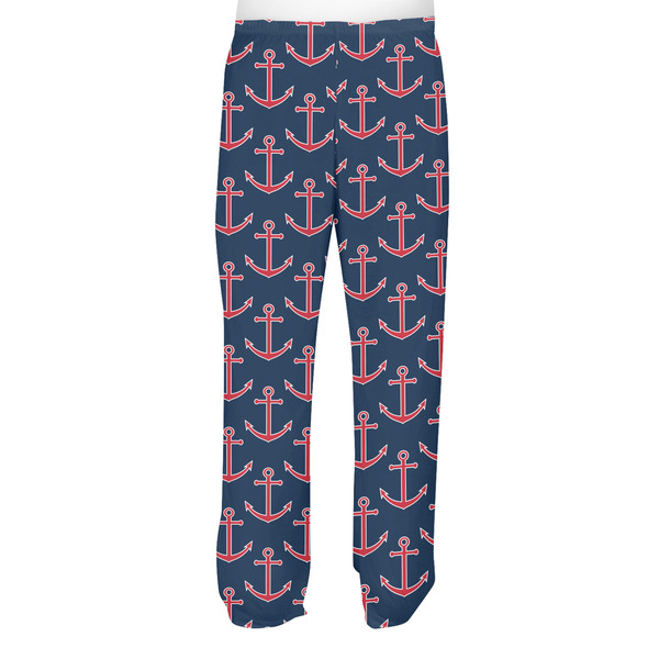 All Anchors Men's Pjs Back - on model