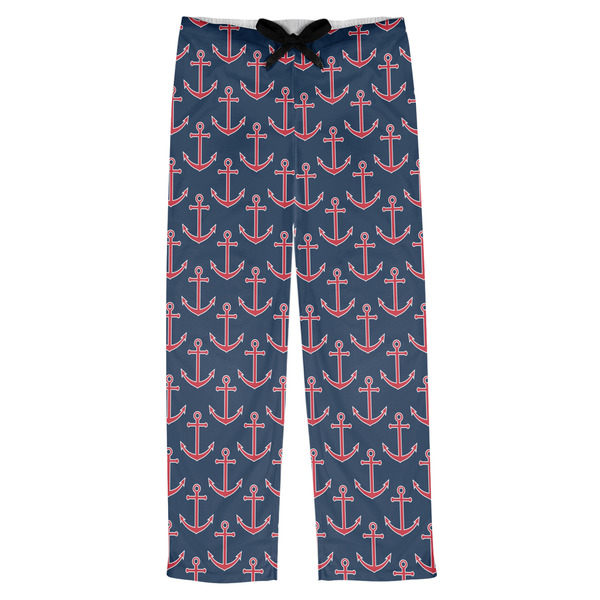 Custom All Anchors Mens Pajama Pants - XS