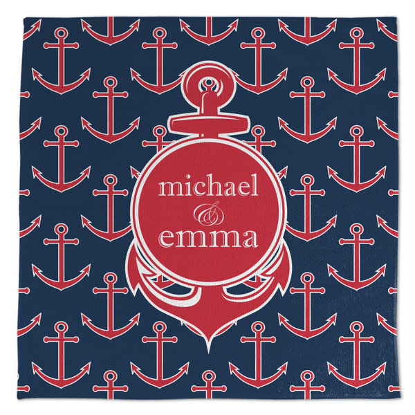 Custom All Anchors Microfiber Dish Towel (Personalized)
