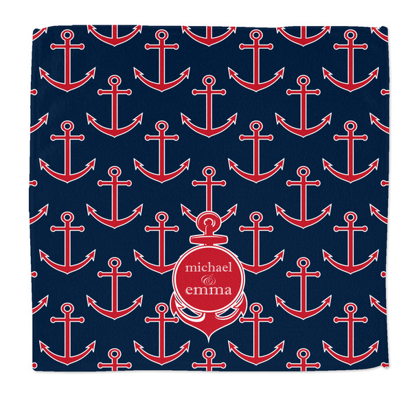 Custom All Anchors Microfiber Dish Rag (Personalized)