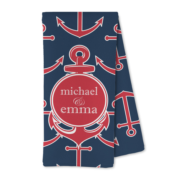 Custom All Anchors Kitchen Towel - Microfiber (Personalized)