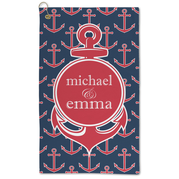 Custom All Anchors Microfiber Golf Towel - Large (Personalized)