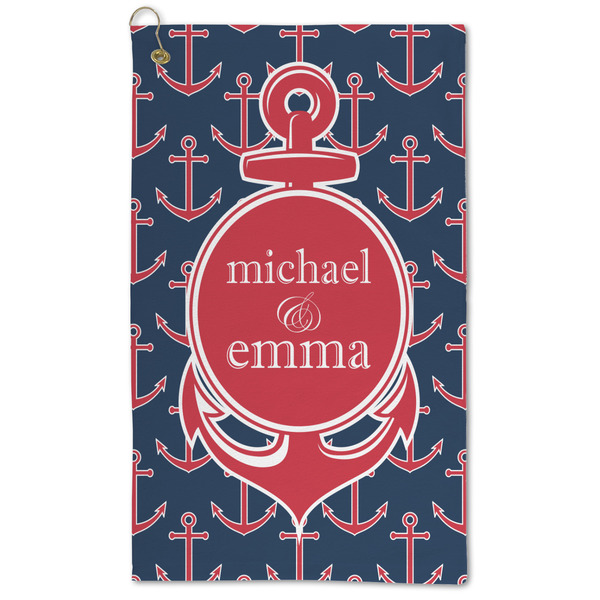 Custom All Anchors Microfiber Golf Towel - Large (Personalized)