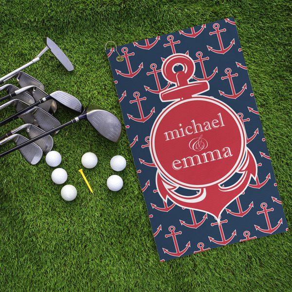 All Anchors Microfiber Golf Towels - LIFESTYLE
