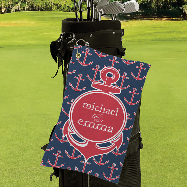 All Anchors Microfiber Golf Towels - Small - LIFESTYLE