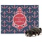 All Anchors Dog Blanket - Large (Personalized)