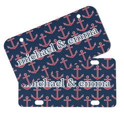 All Anchors Mini/Bicycle License Plate (Personalized)