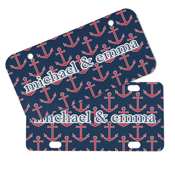 All Anchors Mini License Plates - MAIN (4 and 2 Holes)