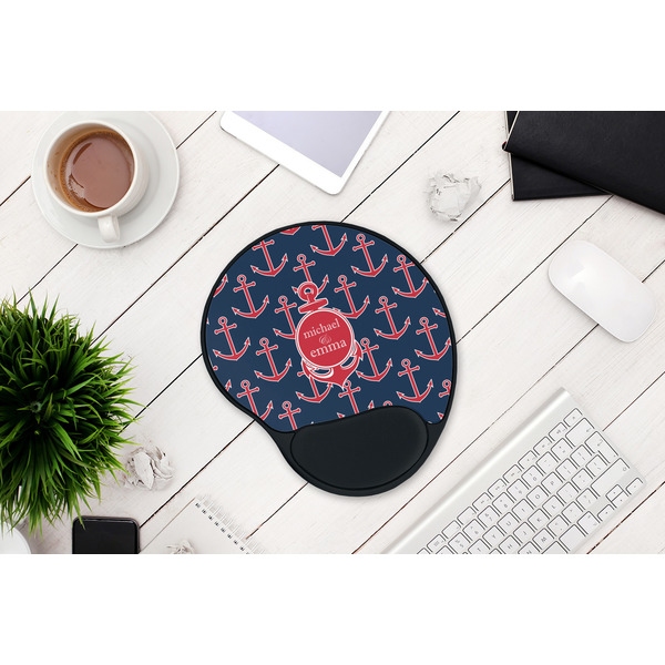 All Anchors Mouse Pad with Wrist Rest - LIFESYTLE 1