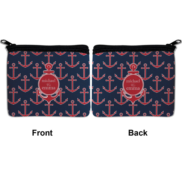 All Anchors Neoprene Coin Purse - Front & Back (APPROVAL)
