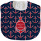 All Anchors New Baby Bib - Closed and Folded