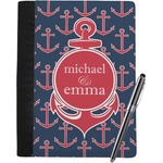 All Anchors Notebook Padfolio - Large w/ Couple's Names