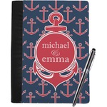 All Anchors Notebook Padfolio - Large w/ Couple's Names