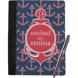 All Anchors Notebook Padfolio - Large w/ Couple's Names
