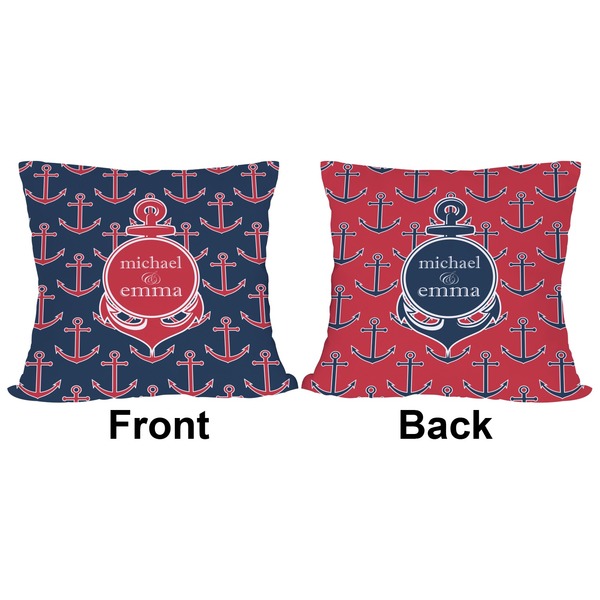 All Anchors Outdoor Pillow - 18x18