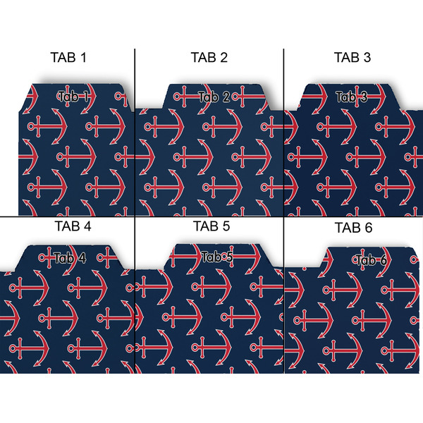 All Anchors Page Dividers - Set of 6 - Approval
