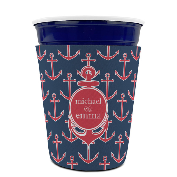 All Anchors Party Cup Sleeves - without bottom - FRONT (on cup)