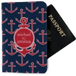 All Anchors Passport Holder - Fabric (Personalized)