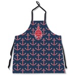 All Anchors Apron Without Pockets w/ Couple's Names