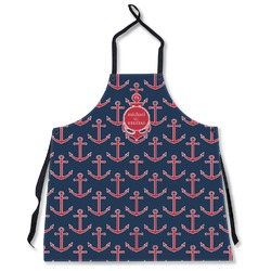 All Anchors Apron Without Pockets w/ Couple's Names