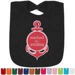 All Anchors Cotton Baby Bib (Personalized)
