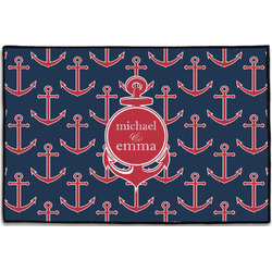 All Anchors Door Mat - 36"x24" (Personalized)