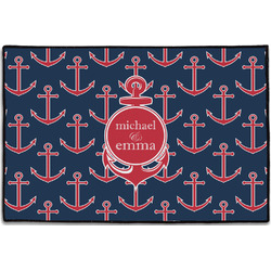 All Anchors Door Mat - 36"x24" (Personalized)